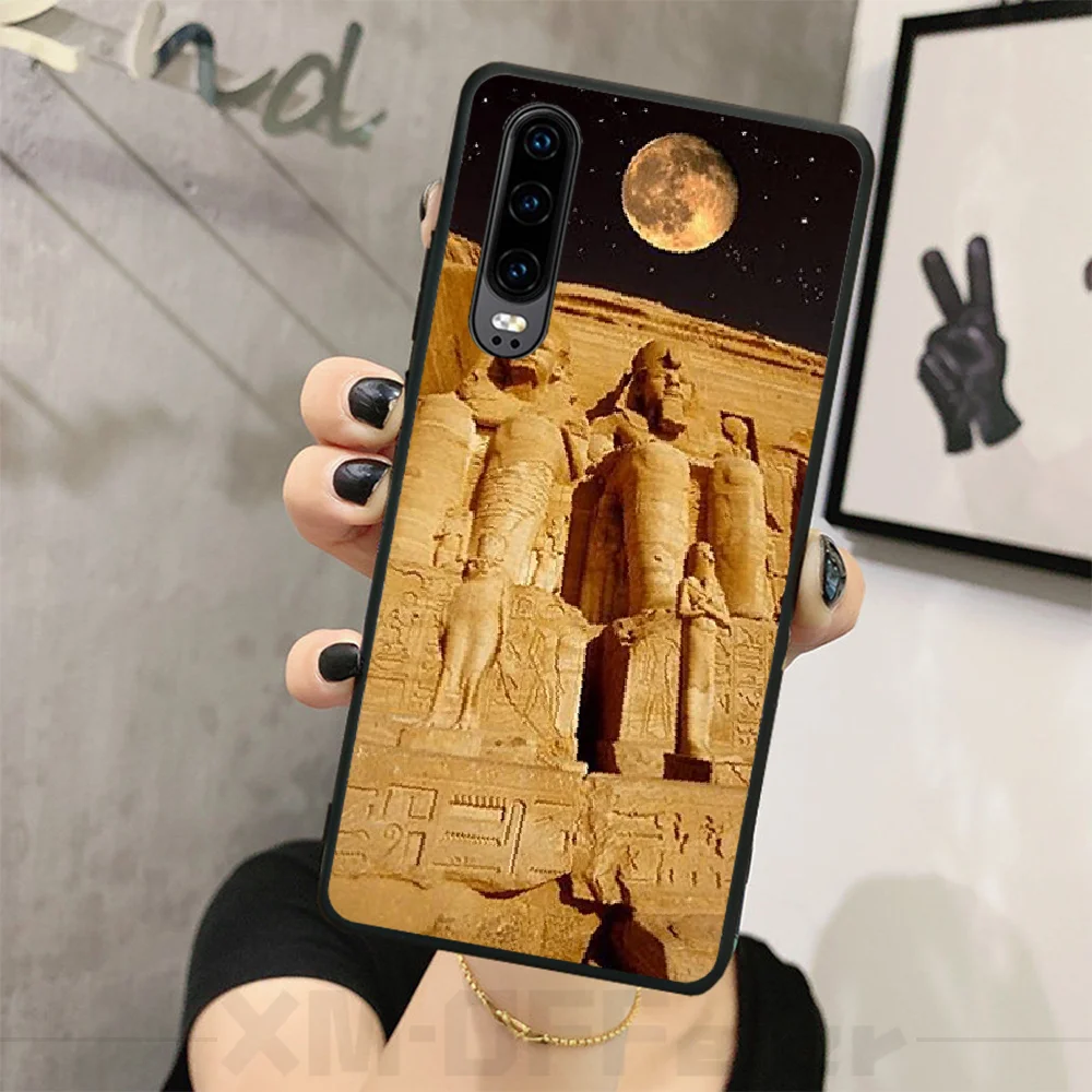 Мягкий чехол для телефона из ТПУ BaweiTE Valley of the Kings Egypt Huawei P8 lite 2017 P9 P10 20Pro Lite Pro P30lite P