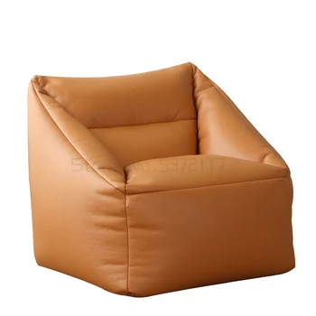 Children Sofa Baby Kids Leather Single Sofa Couch No Filler Girl Boy Corner Lazy Sofa Bean Bag Chair Floor Seat Pouf Ottoman
