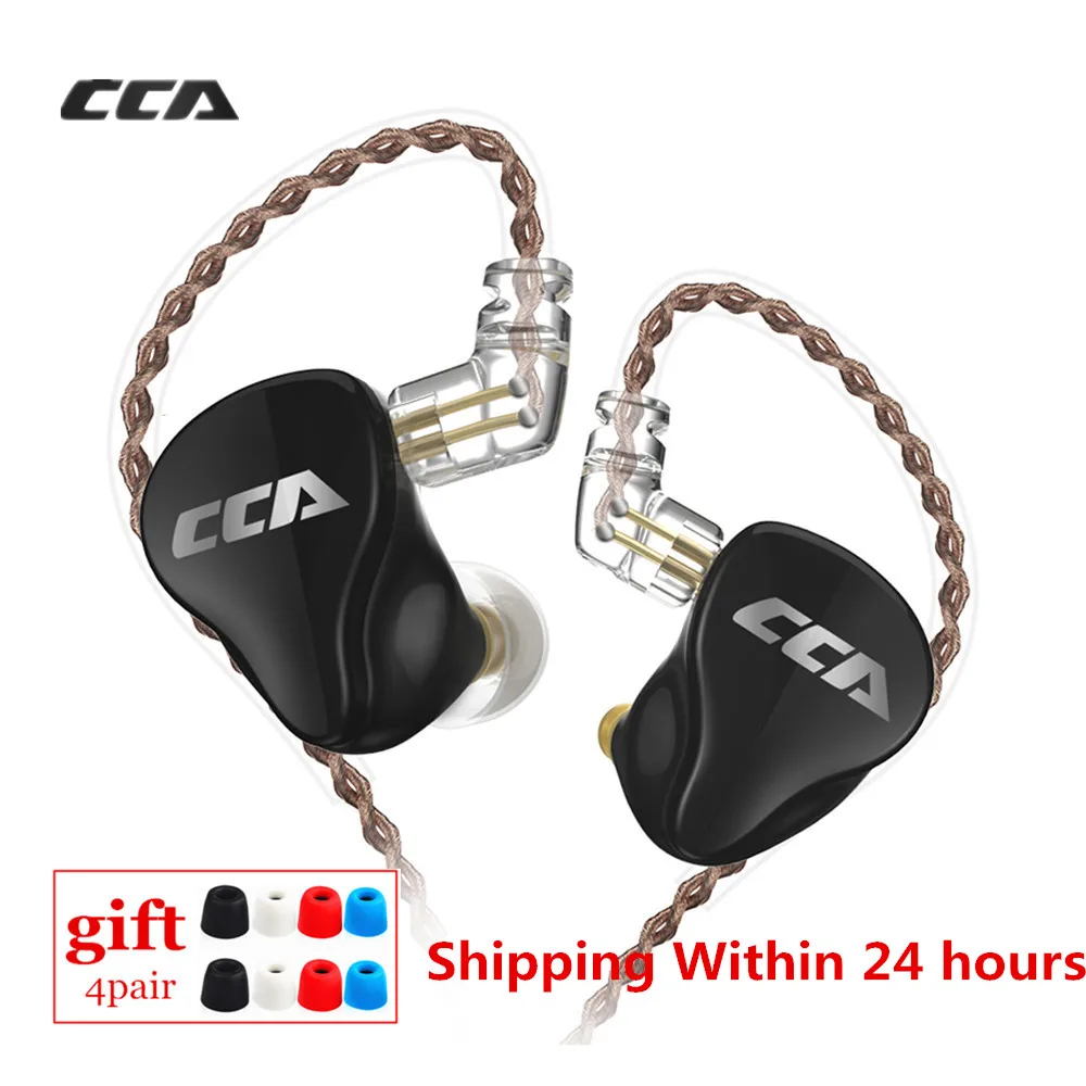 

CCA CA16 7BA 1DD Hybrid In Ear Earphones HIFI Bass Earbuds Monitor Gaming Headsets Noise Cancelling Earphones C12 V90 ZSX BA5 VX