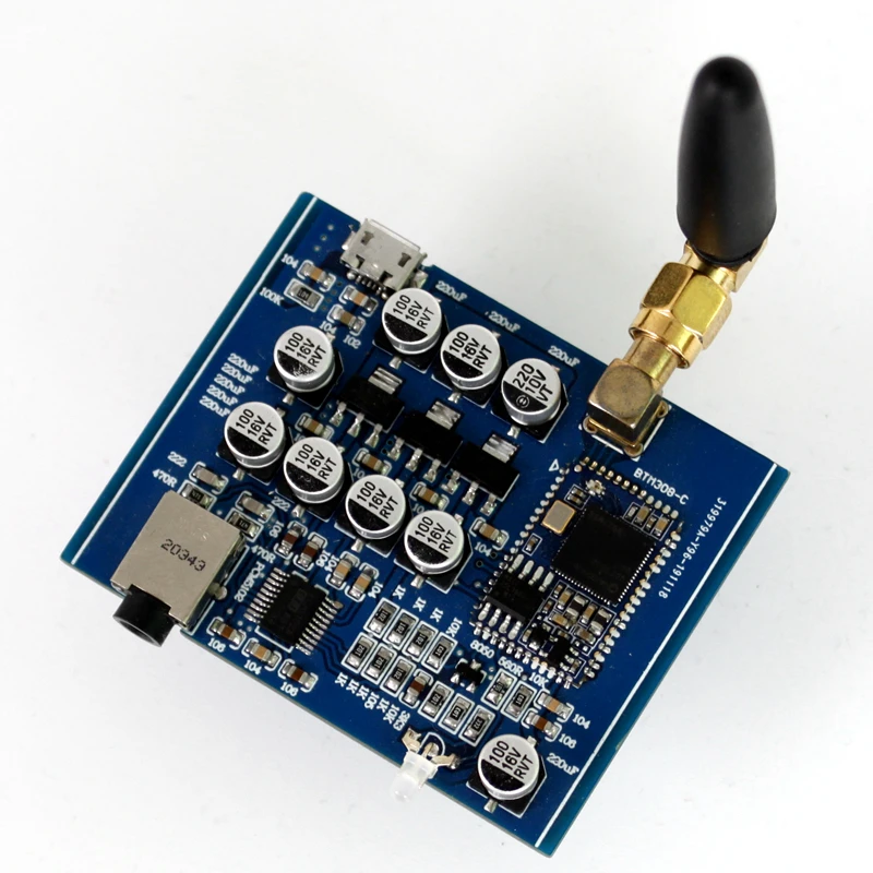 

61*49 мм CSRA64215 Bluetooth 4,2 (Поддержка Aptx-ll) Мини-плата DC5V 1A диапазон приема 10 метров Роскошная плата