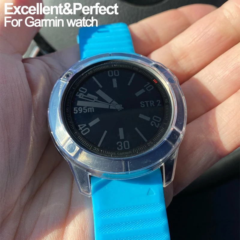 Мягкий защитный чехол для Garmin Vivoactive 4 4s 245 чехол-бампер часов garmin Fenix 6 6x 6s Pro Clear 5 5s 5x