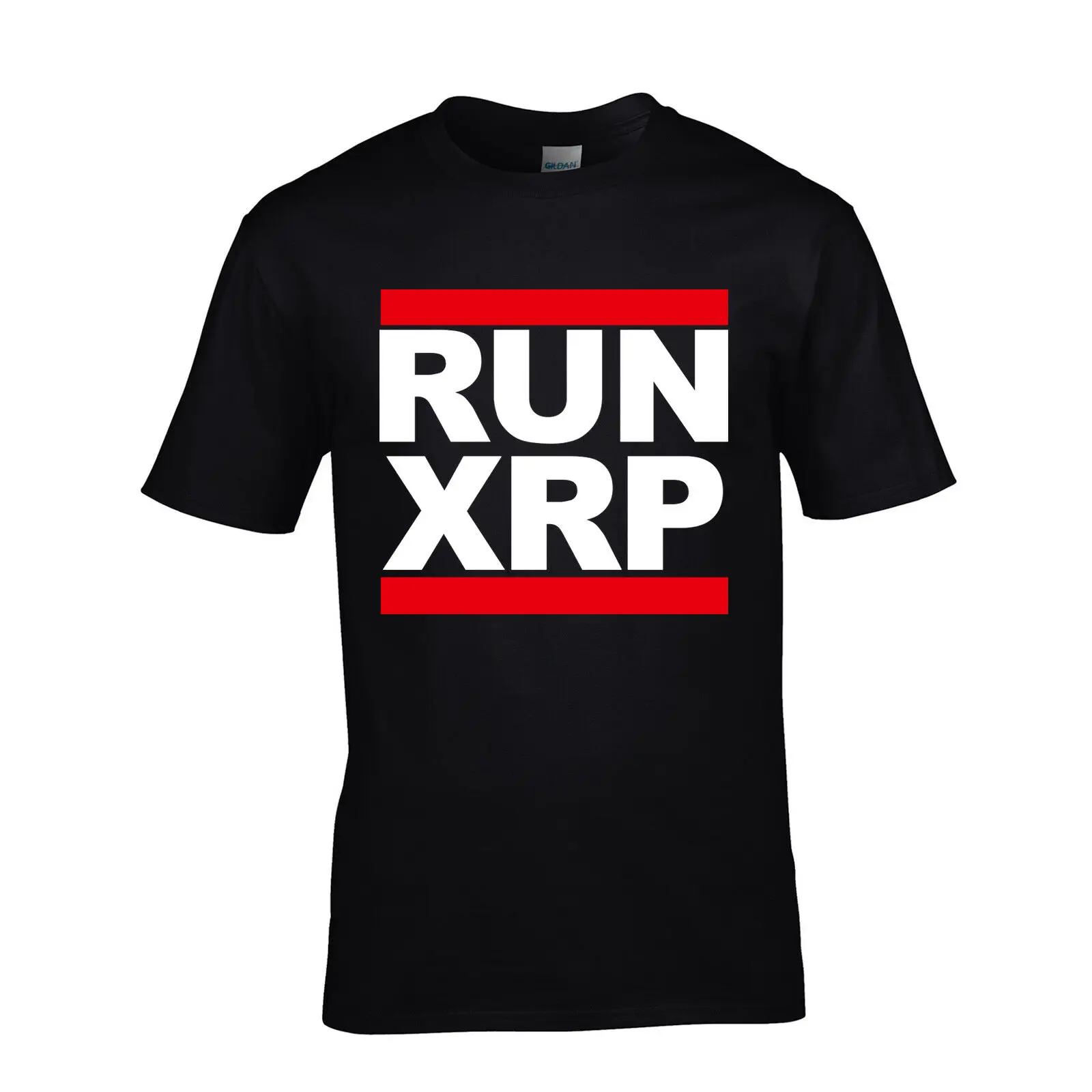 Run DMC пародия футболка Ripple криптовалюта Футболка мужская женская XRP | Мужская