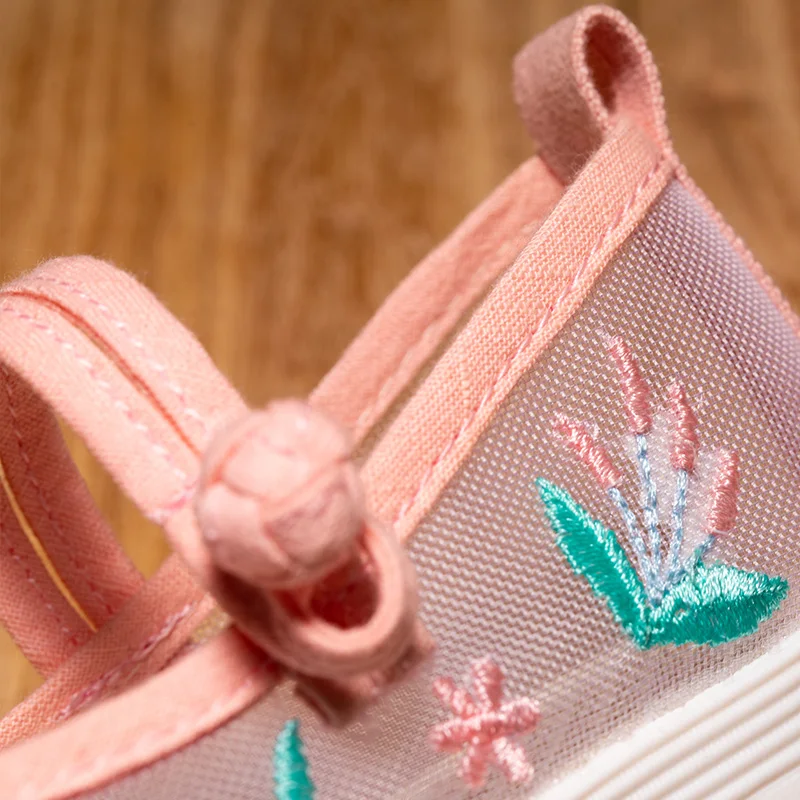 

Oriental Traditional Girl's Shoes Chinese Ethnic Style Women's Shoes Hanfu Shoes Ancient Embroidery Children's Shoes