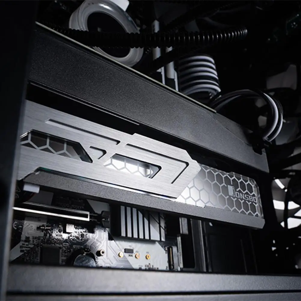 Jonsbo V3 RGB видеокарта с поддержкой рамки 12 В 3 Pin автоматический светодиодный