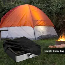 Griddle Carry Bag Protective Cover Portable Impervious BBQ Grill Storage Handbag Outdoor Picnic Barbecue Grill Storage Pouch Bag