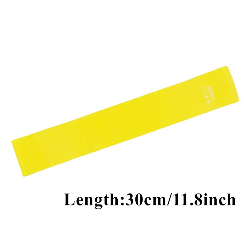 Yellow-noLogo-30cm Фитнес резинки резинки для фитнеса резинки для спорта фитнес резинка фитнесс резинки спортивные резинки эспандер экспандер фитнес для спорта1,45 мм-0,45 мм Эспандеры 6 цветов Пилатес Йога Спорт Тренировка Тренировки - Цвет: Yellow-noLogo-30cm