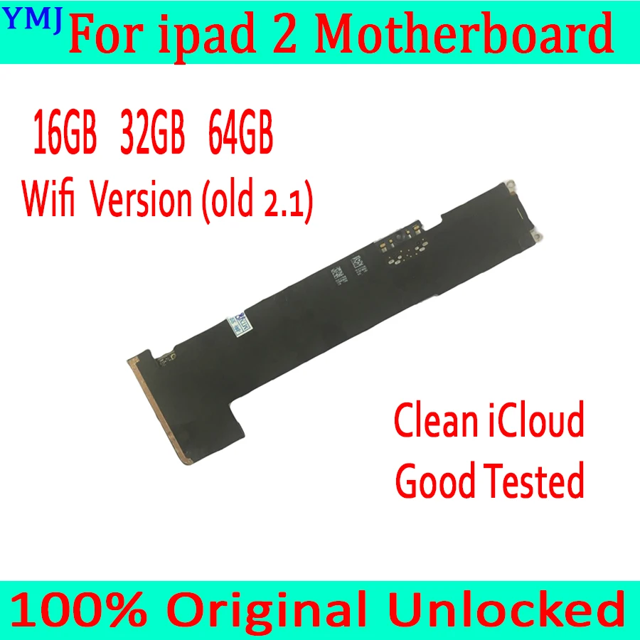 Бесплатная iCloud для iPad 2 материнская плата с системой IOS оригинальная