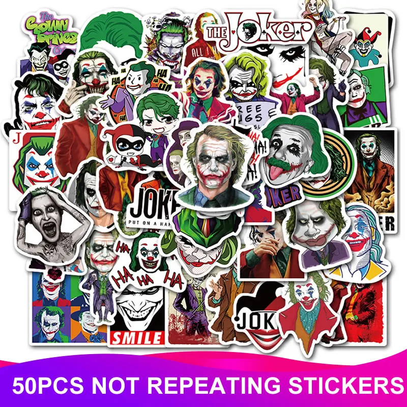 Водонепроницаемый ПВХ Cool Movie наклейки с джокером чемодан для скейтборда