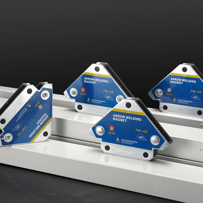 Soportes de soldadura magnéticos multiángulo, fijador de soldadura con imán de flecha, soporte de ferrita, herramientas auxiliares localizadoras, 4 Uds.