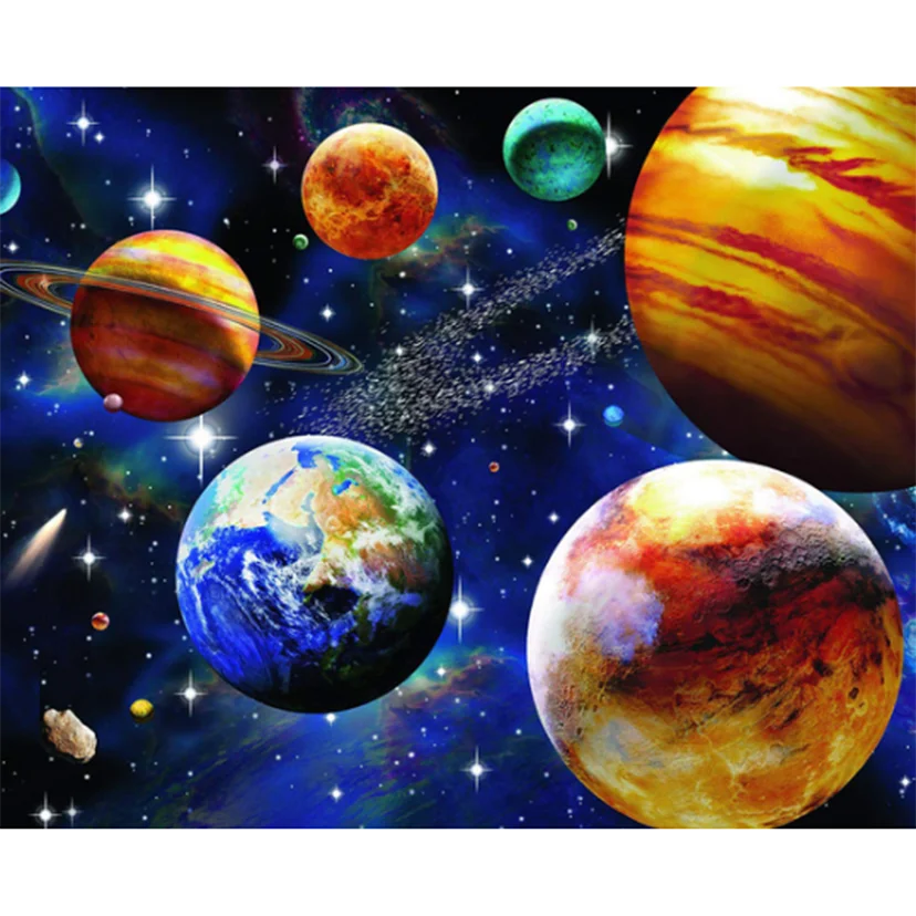 

Diamond Painting 5D DIY Square/Round Diamond Landscape Painting Planet Earth Beauty Picture Cross Stitch Decoration Gifts TX1077