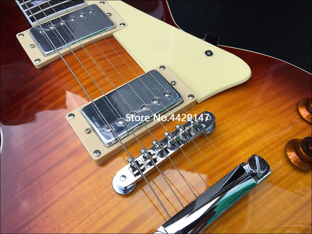 2020 Высококачественная электрическая гитара корпус из твердого красного дерева с