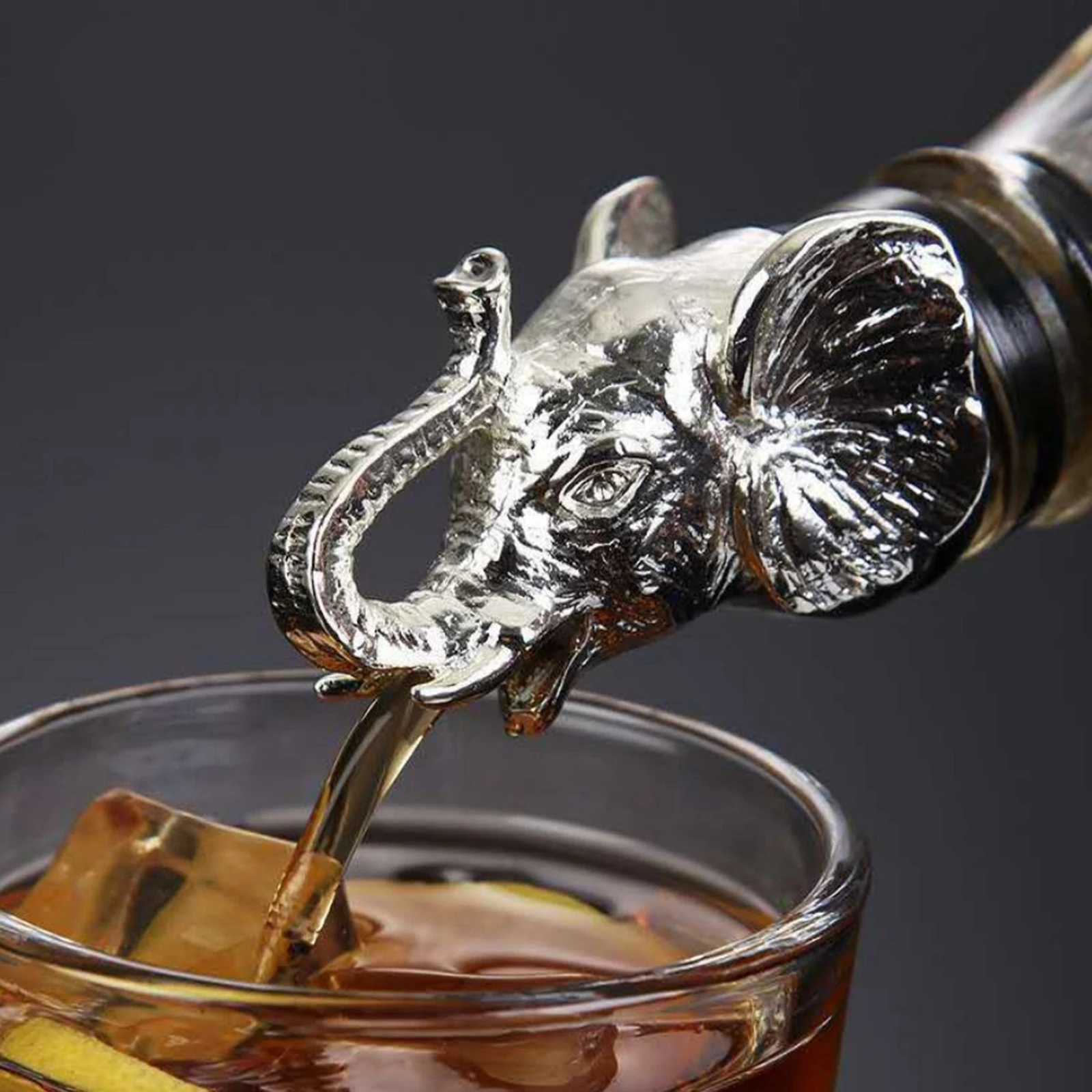 Винный аэратор цинковый сплав в форме головы животного | Дом и сад