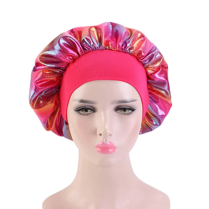 Шапка-тюрбан Женская шелковая широкая эластичная DU-RAG | Аксессуары для одежды