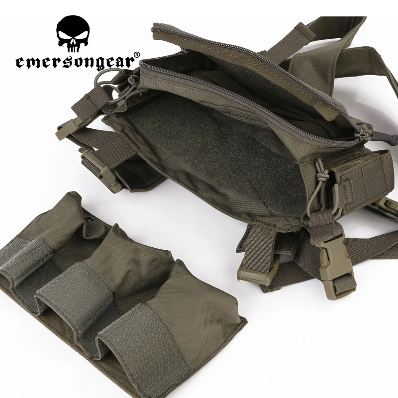 Emerson gear тактическая D3CR микро нагрудная установка Модульная для тарелок жилет MOLLE