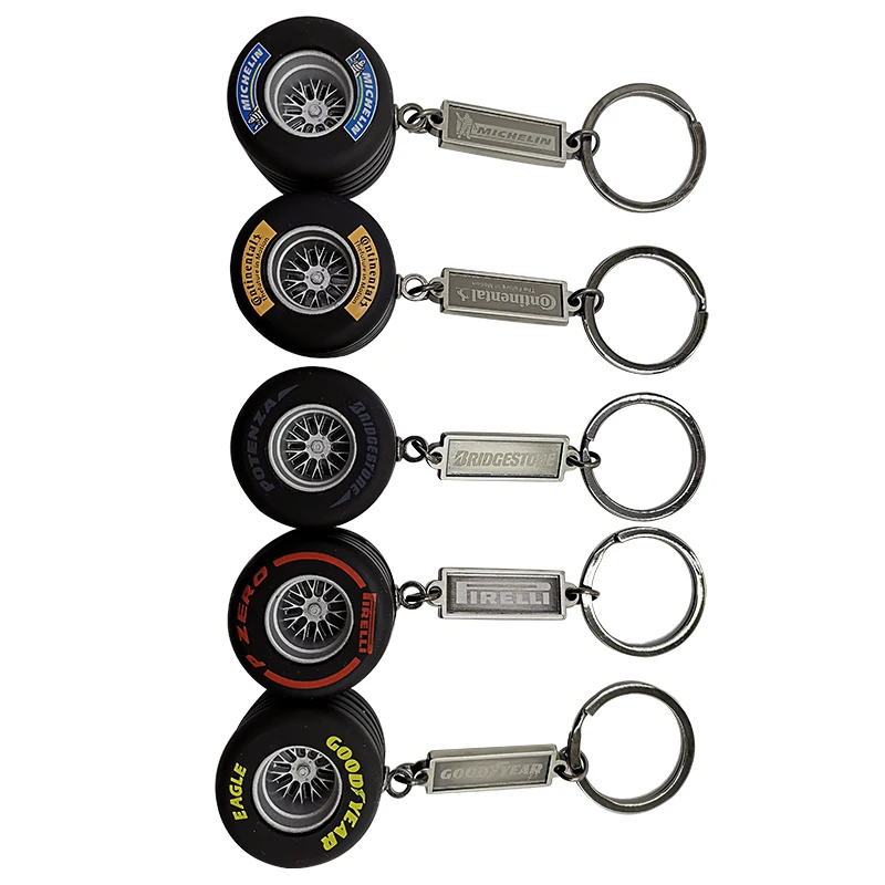 

LQY 2020 keychain car business Tire interior accessories keyring Creative Auto Accessories new