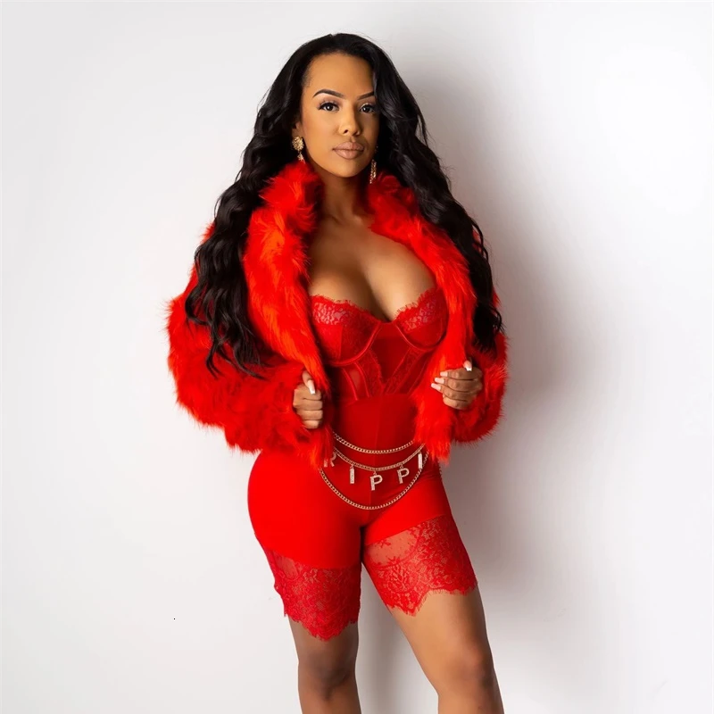 Сексуальный кружевной комбинезон без рукавов Клубная одежда Облегающий на