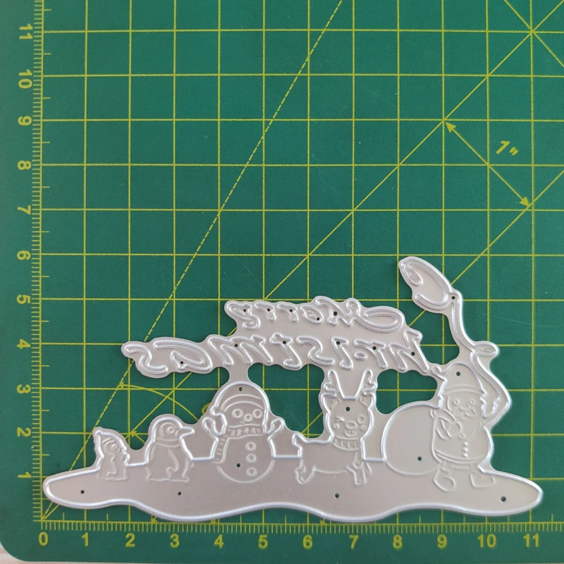 Пресс-формы в виде Санта Клауса снеговика пингвина металлические стальные рамки