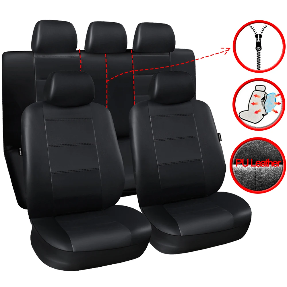 

Car Seat Cover Set Universal Car Covers Auto Accessories for Peugeot 301 306 307 308 309 508 2008 4007 4008 508 SW Partner Tepee