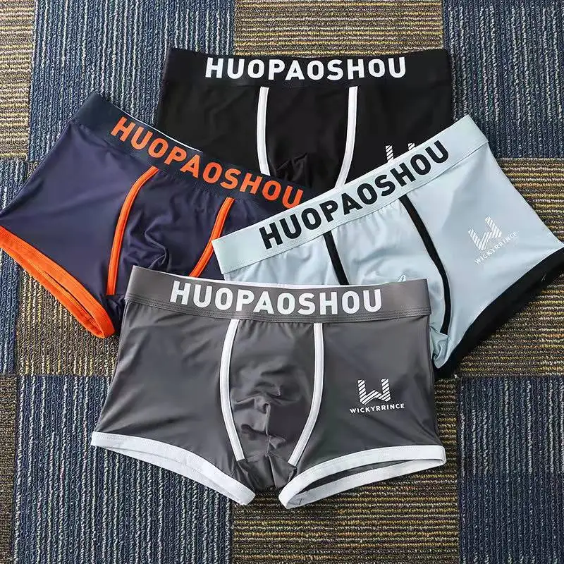 Boxers Men Soft Men Underpants Cotton Men's Panties Breathable Men's Shorts Underwear Men Set Free Shipping Gift Style For Men