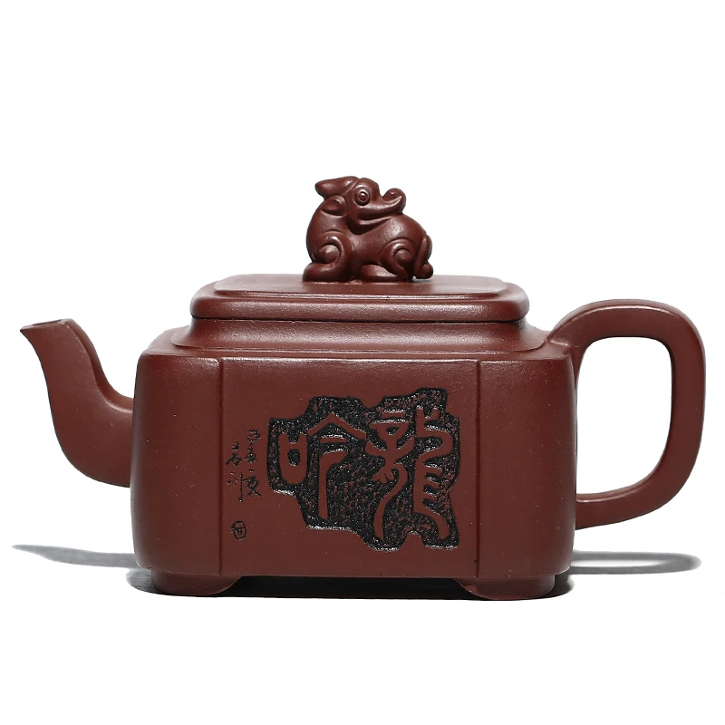 

are recommended zhi-gang cao pure handmade quality goods four penghu-glance large teapot yixing ore purple sand tea set