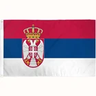 Флаги Сербии, Национальный Баннер сербов, 3x5 футов, устойчивый к выцветанию, двойная строчка с латунными прокладками, качественный материал