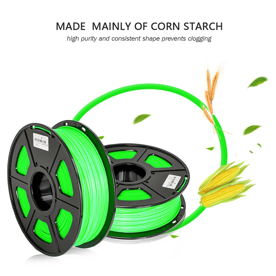 SUNLU PLA Filament 1.75MM 1KG Plastic PLA 3D Printer Filament Hot Sale 3D Printing Materials 1KG With Spool