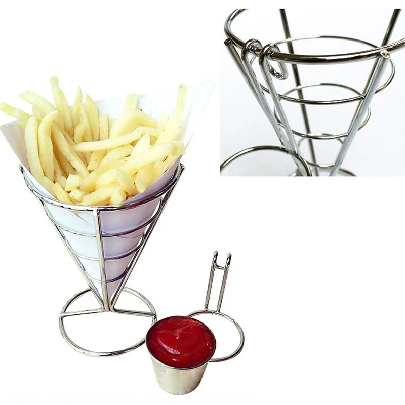

100 Pcs Disposable DIY Ice Popsicle Mold & 1 Pcs Chicken Display Rack Fries Foods Stand Holder