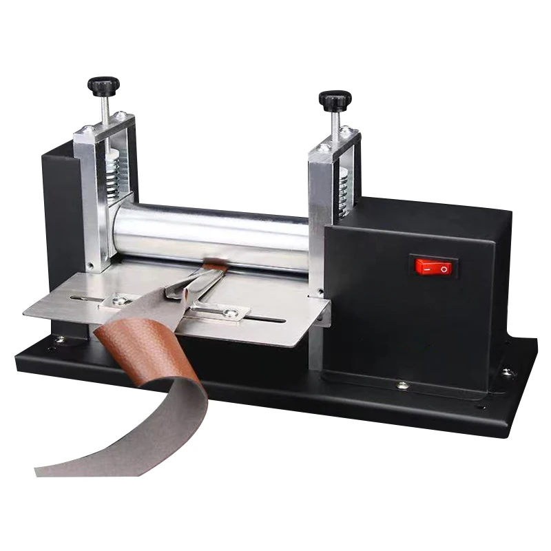 

Electric Small Leather Draw Machine Manual Glue Dispenser Machine Leather Press Laminating Machine Including 8 Pcs Pull Tube