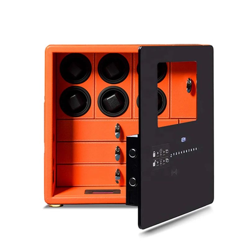 Automatic Watch Winder Safe Box 6 Slot Winding Quiet Motor Storage Display Case Mechanical Watches Jewelry | Наручные часы