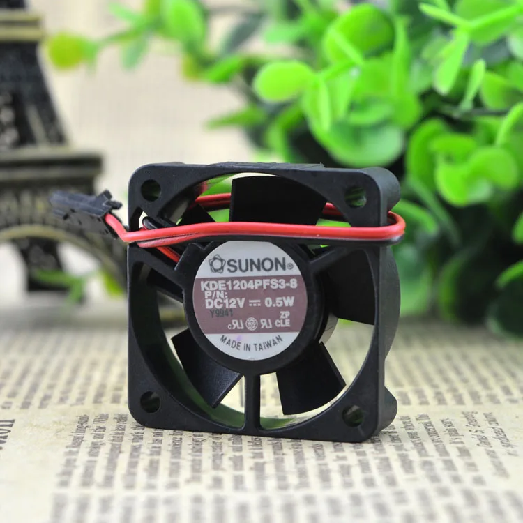 

SUNON Sunon KDE1204PFS3-8 12V 0.5W 4cm 4010 40*40*10 2-Wire Fan