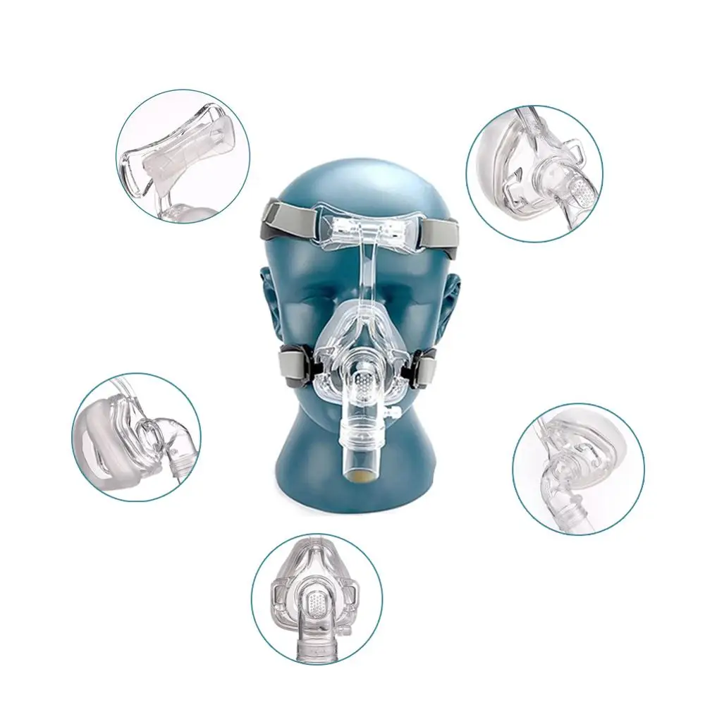 NM4 Nasal Mask For All Sizes Face With Headgear and SML 3 Size Cushions CPAP Auto APAP Sleep Snoring Apnea | Красота и здоровье