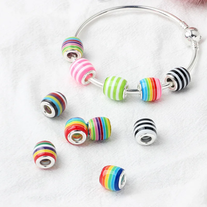 Бусины из муранского металла в форме трубки 5 шт. | Украшения и аксессуары