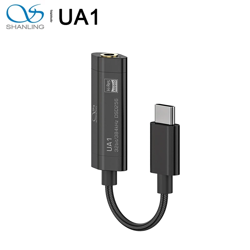 SHANLING UA1 высокого разрешения ES9218P USB ЦАП AMP Кабель адаптер PCM 32/384 DSD256 для TYPE C Android
