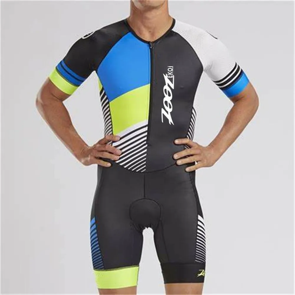Мужской костюм для триатлона Zootekoi летний комплект езды на велосипеде с коротким