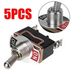 5 шт.компл. 12 В 15 а автомобильный тяжелый тумблер переключатель вкл.выкл. Приборная светильник металлический SPST 2 контакта для лодки грузовика аксессуары