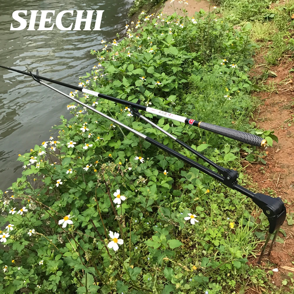 1.7-2.1m Telescopic Fishing Bracket Rod Holder Bracket Support Stand for fishing rod Foldable Angler Gadget Fishing Tool