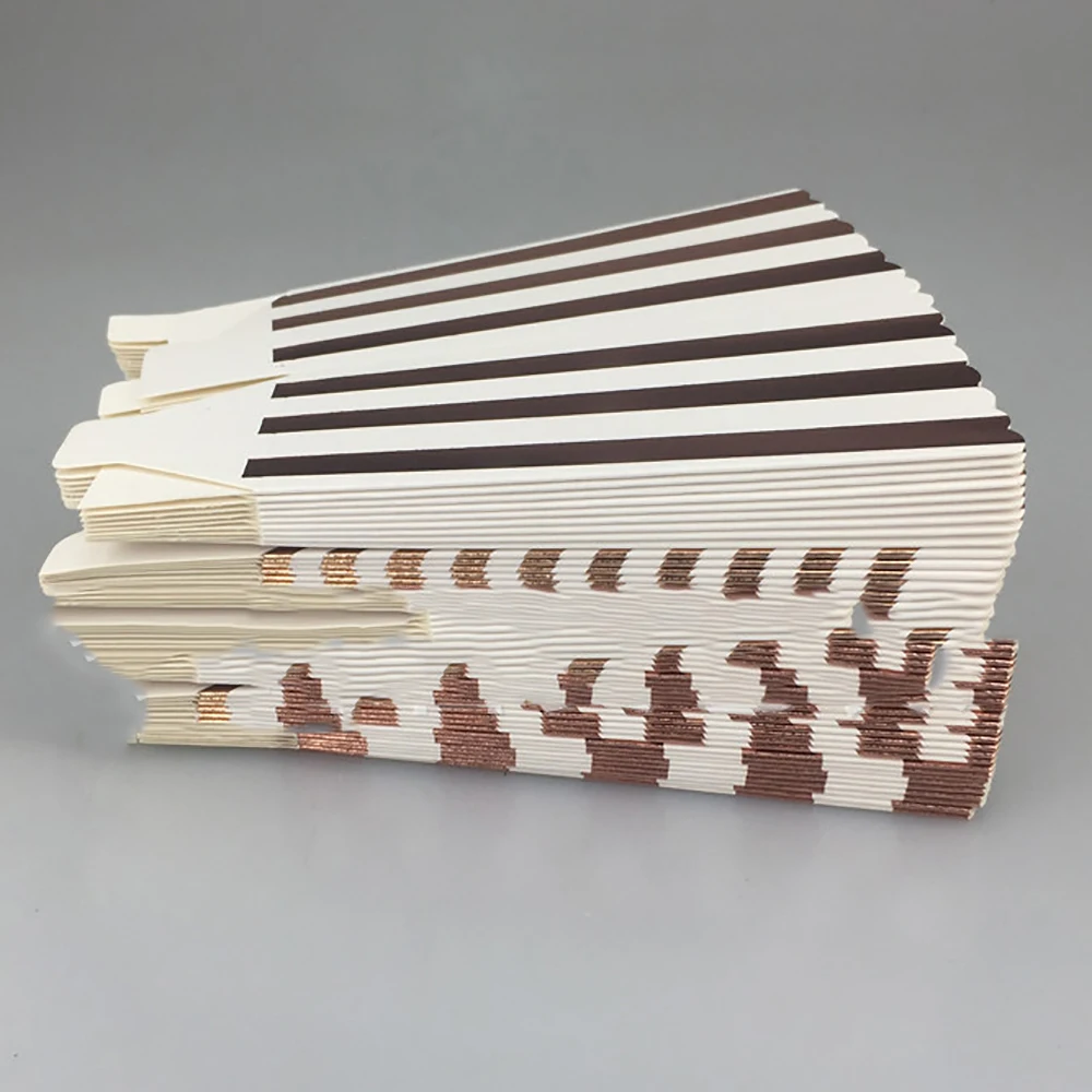 

24pcs Popcorn Sanck Boxes Christmas Birthday Party Wedding Candy Gifts Box Accessories Cinema Supplies