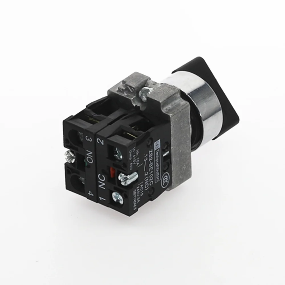22 мм XB2-BD33 3 положения 2NO ручка переключателя 10A/415V переключатель выбора блокировки