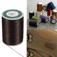 1 roll multicolor hand stitching thread 90 meter sewing thread polyester cord waxed thread leather 0 8mm for diy tool