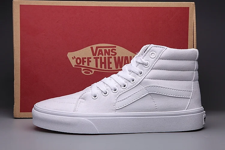 Authentic VANS от стены Sk8 Hi Мужская/Женская обувь для катания на скейтборде