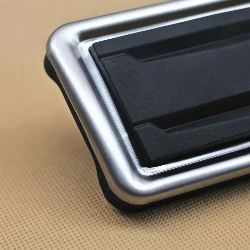 Левый/правый стальной чехол для педали газа без дрели аксессуары колпачка