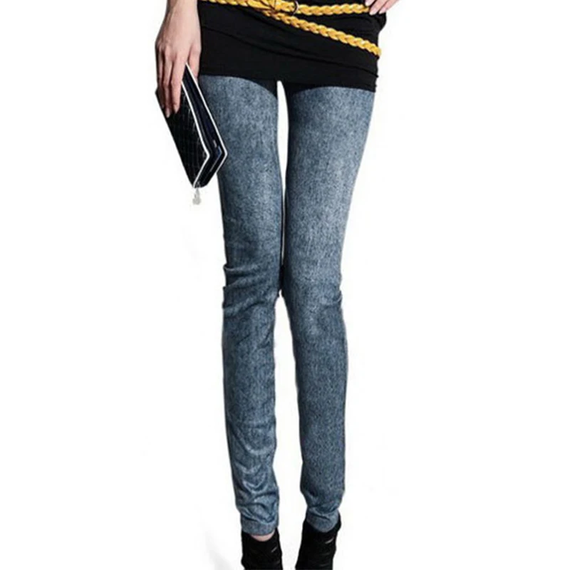 Женские облегающие леггинсы с рисунком летние повседневные брюки-карандаш |