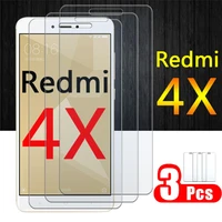 Redmi Screen Protector For Xiaomi readmi Tempered Glass Xiaomei redmi4x xiaomi4x Protective Film glas 1-3 pcs sheet