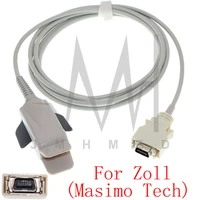 masimo tech for pulse oxygen sensor of zoll patient monitor14pin 3m oximetry probe cable adultchildneonateanimalfingerear