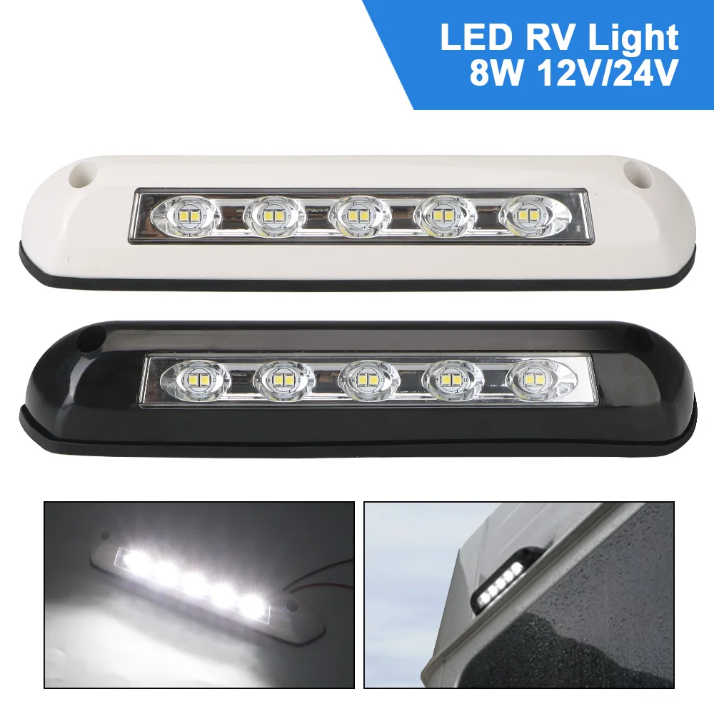 

LED Awning Porch Light 12V/24V Waterproof RV Van Trailer Exterior Lamp Caravan Interior Wall Lamps