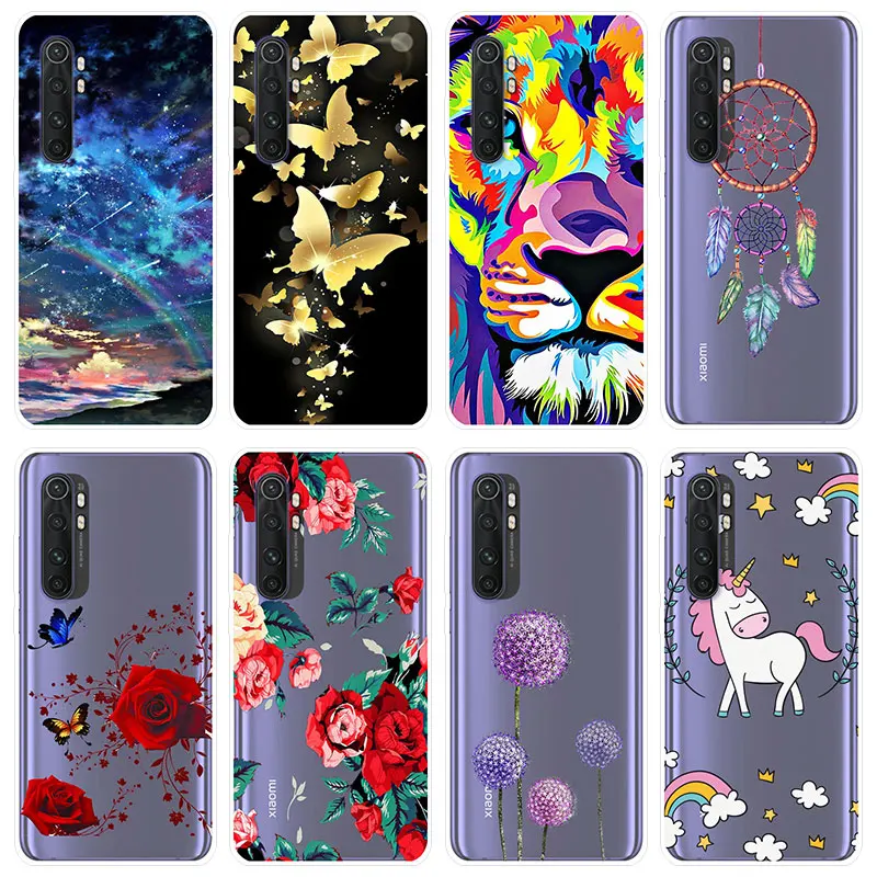 Чехол для Xiaomi Redmi Note 9 Мягкая силиконовая задняя крышка мультяшный ТПУ чехол