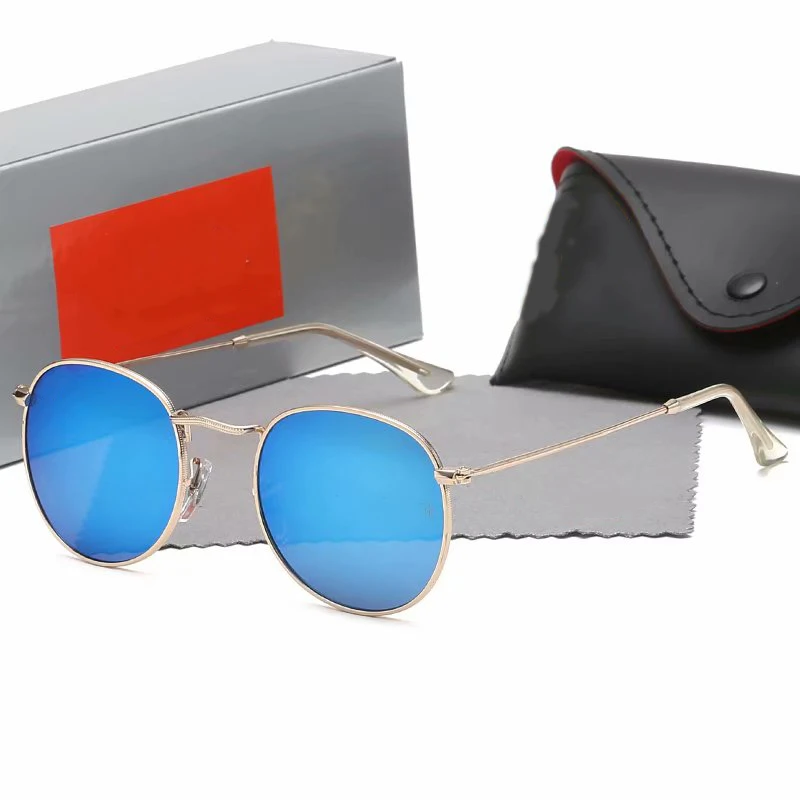 

2021 Glasses Frame Fashion Retro metal Full Rim Sunglasses Man Eye Glasses Frames For Women Designers Eyewear With Original Box