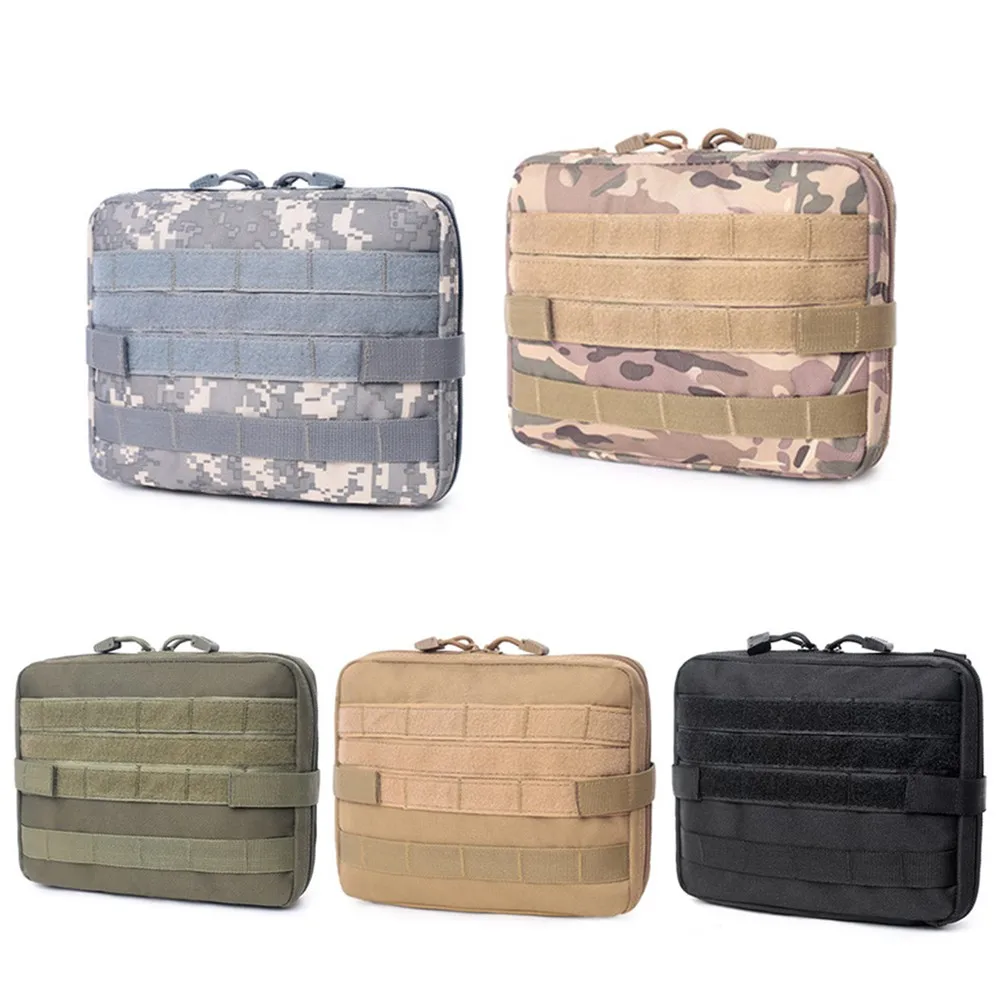 

Outdoor Oxford Cloth Life-saving Medical Bag Full Clamshell Double Zipper Waterproof Military Nylon Webbing System Bag