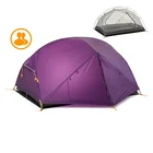 Mongar 2-х сезонная кемпинговая палатка для рыбалки пешего туризма 20D нейлоновая Fabic двухслойная водонепроницаемая палатка для 2 человек