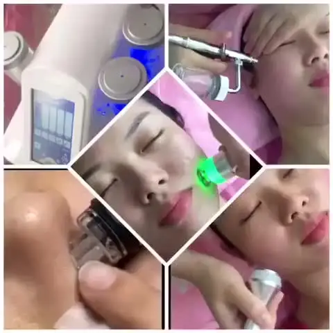

latest 6 in 1 hot selling Hydra water aqua Dermabrasion RF Bio-lifting oxygen jet facial care machine